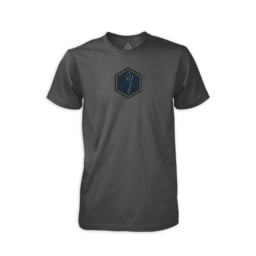 Prometheus Design Werx SPD Kraken Trident Deep Blue T-Shirt - Heavy Metal