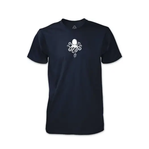 Prometheus Design Werx SPD Kraken Trident GID T-Shirt - Navy