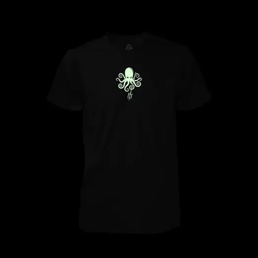 Prometheus Design Werx SPD Kraken Trident GID T-Shirt - Navy
