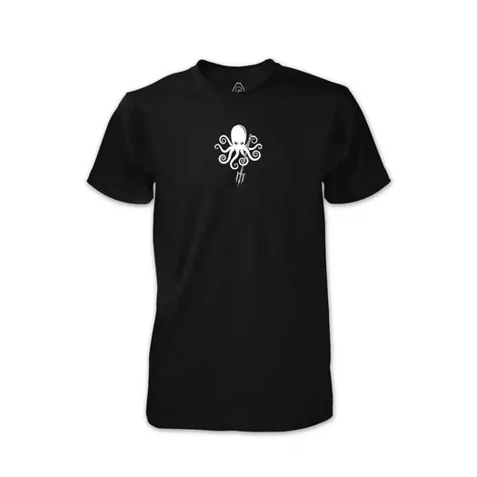 Prometheus Design Werx SPD Kraken Trident GID T-Shirt - Black, M