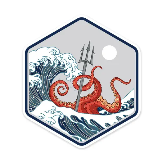 Prometheus Design Werx SPD Kraken Wave v3 Sticker