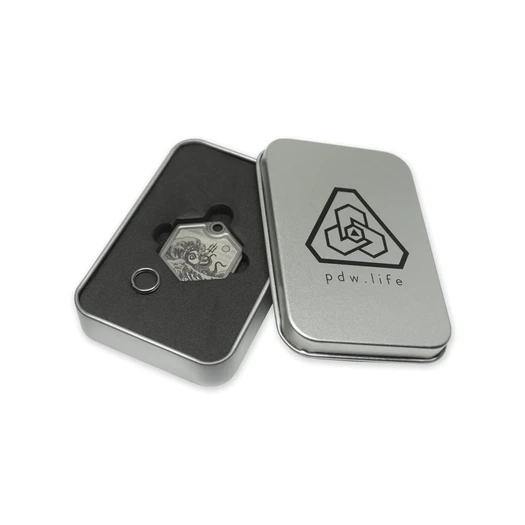 Prometheus Design Werx SPD Ti-Hex Tag- Kraken Wave