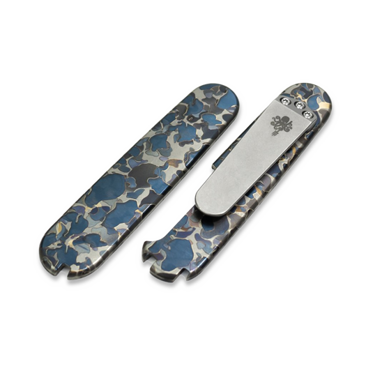 Handle scales Prometheus Design Werx SPD Ti-SAK Scales - Frogskin Camo
