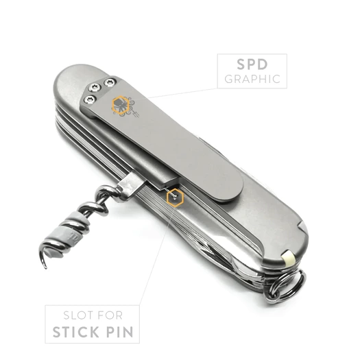 Prometheus Design Werx SPD Ti-SAK Scales GID - Fullered handle scales