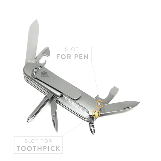 Prometheus Design Werx SPD Ti-SAK Scales GID - Smooth handle scales