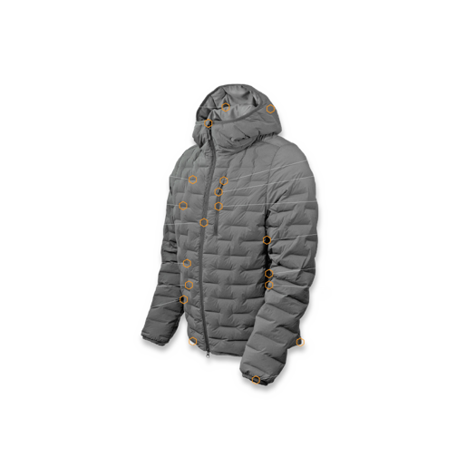 Prometheus Design Werx Stratus Down Hoodie - Mission Gray