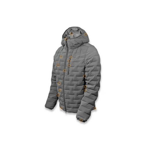 Prometheus Design Werx Stratus Down Hoodie - Mission Gray