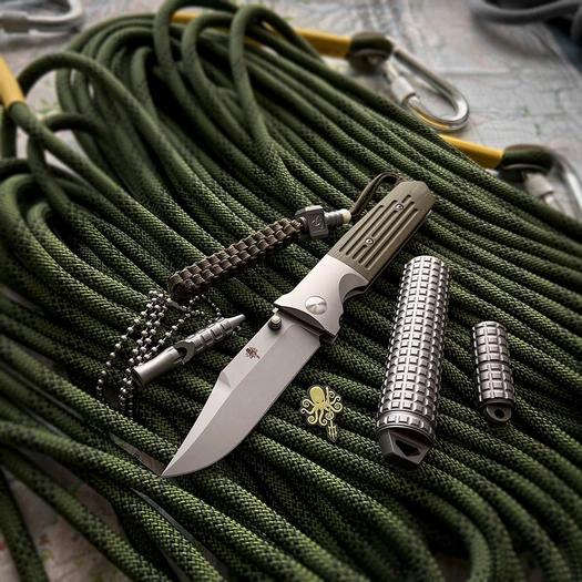 Prometheus Design Werx STS-B - G10 Combo sulankstomas peilis