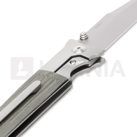 Zavírací nůž Prometheus Design Werx STS-B OD Green Linen Micarta