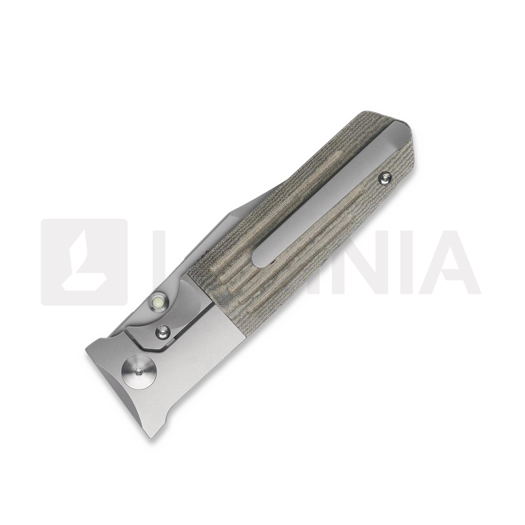 Zavírací nůž Prometheus Design Werx STS-B OD Green Linen Micarta