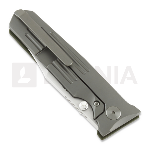 Prometheus Design Werx STS - G10 OD Green M390 sulankstomas peilis
