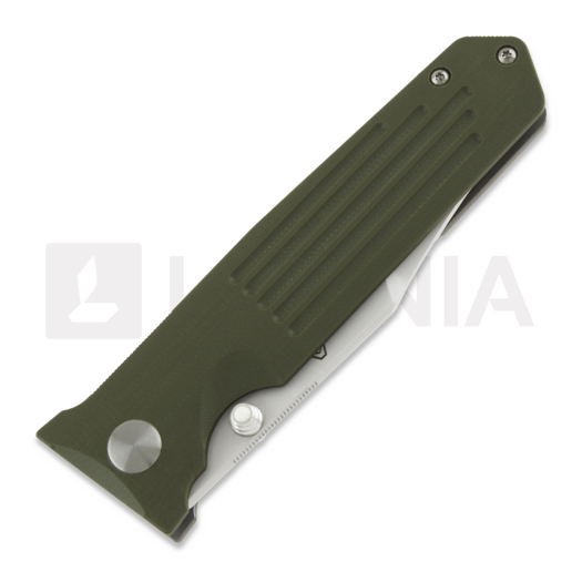 Prometheus Design Werx STS - G10 OD Green M390 sulankstomas peilis