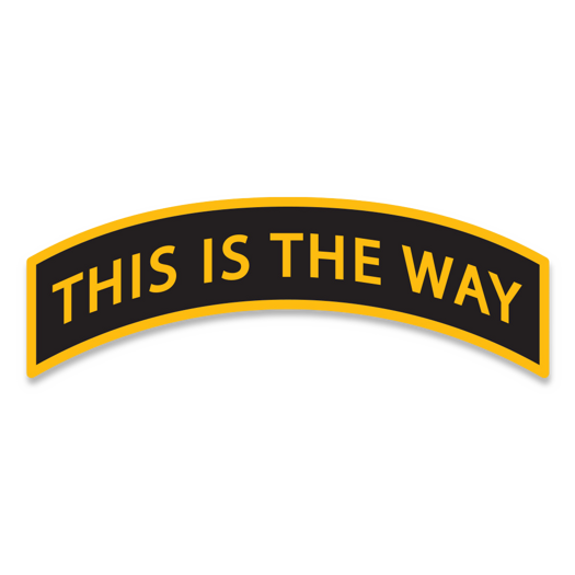Prometheus Design Werx This is the Way Tab Sticker