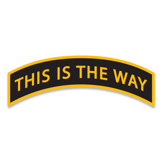 Prometheus Design Werx This is the Way Tab Sticker