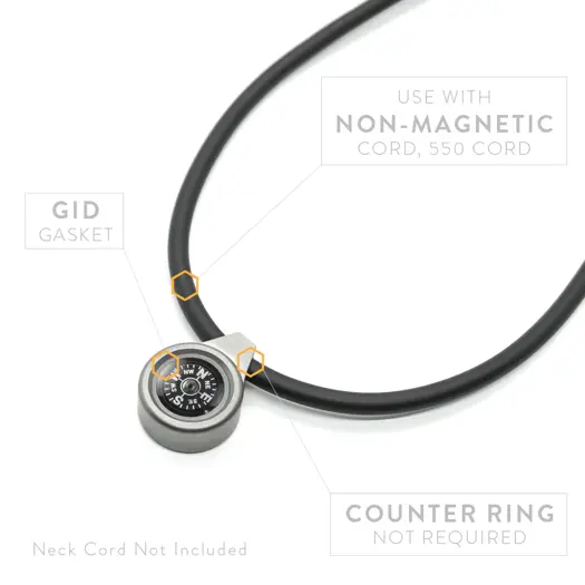 Prometheus Design Werx Ti-Compass Pendant
