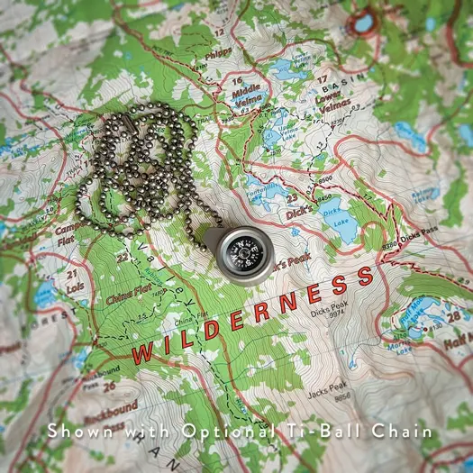Prometheus Design Werx Ti-Compass Pendant