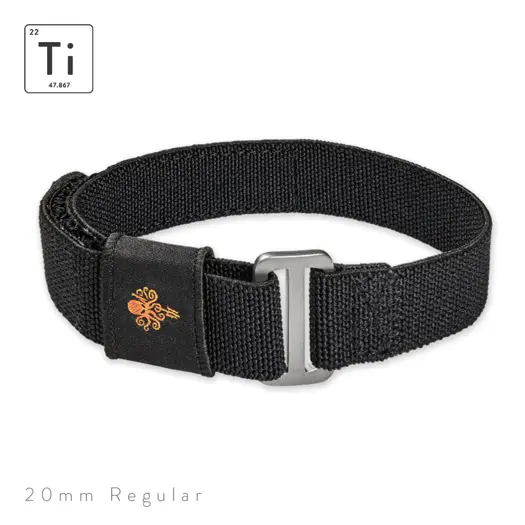 Prometheus Design Werx Ti-FXDS Strap 20mm - Black Reg