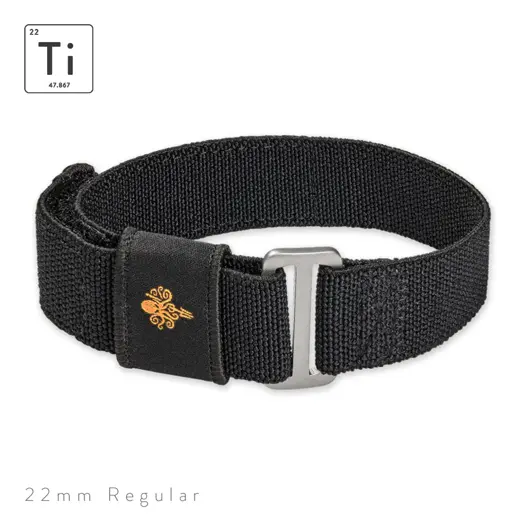 Prometheus Design Werx Ti-FXDS Strap 22mm - Black Reg