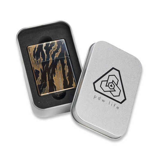 Prometheus Design Werx Ti-Lighter - Tiger Stripe, Lamnia Exclusive