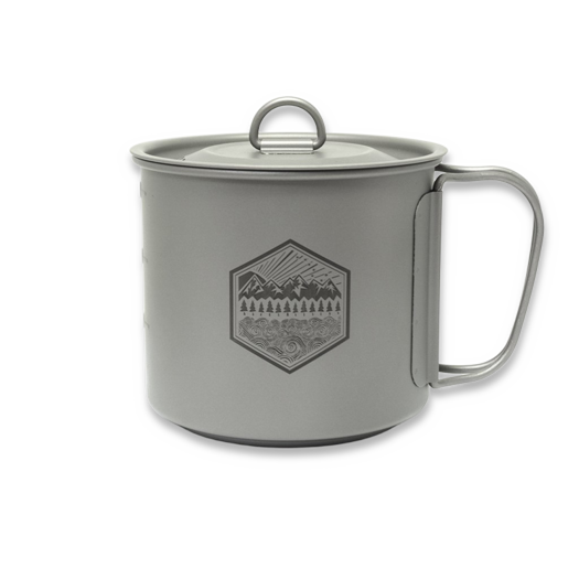Prometheus Design Werx Ti-Line 600ML Mini Pot-Mug With Lid