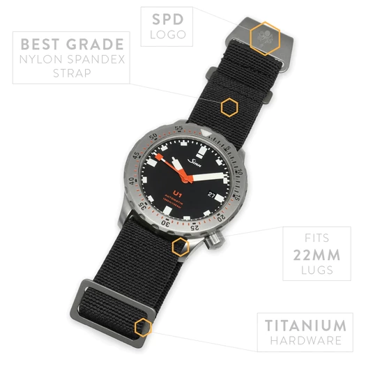 Prometheus Design Werx Ti-MNPara Strap - Black