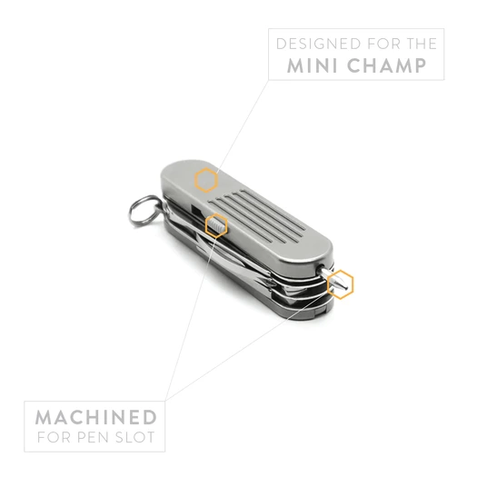 Prometheus Design Werx Ti-SAK Scales Mini 58mm - Fullered
