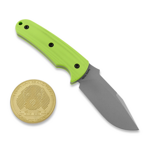 Puppy K&T Mini Tactical Puppy knife, Green handle, Plain edge