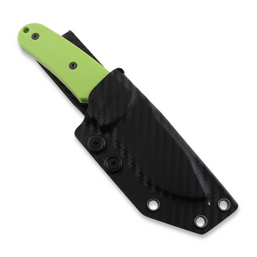 Puppy K&T Mini Tactical Puppy knife, Green handle, Plain edge