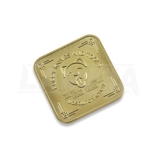 Puppy K&T Snakelet V5 Top - Chad Nichols Damascus foldekniv