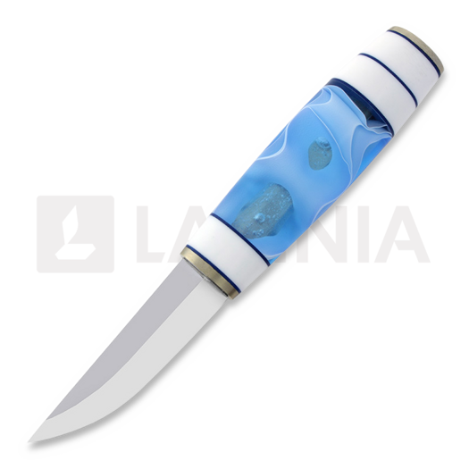 Puukkopaja Jaska Nukari Akryylipuukko kés, iceblue