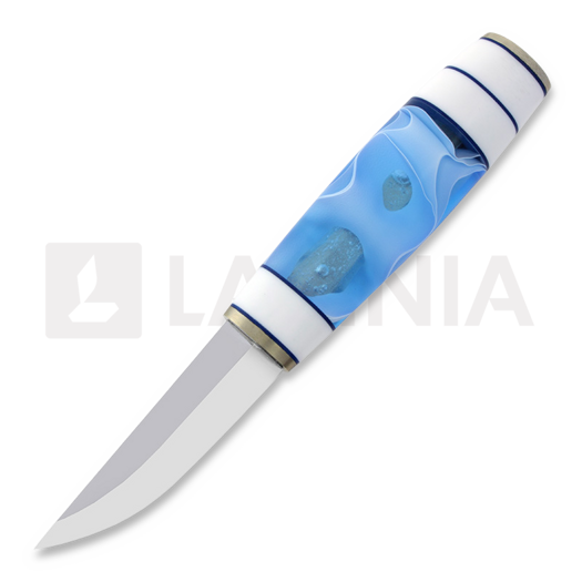 Ніж Puukkopaja Jaska Nukari Akryylipuukko, iceblue