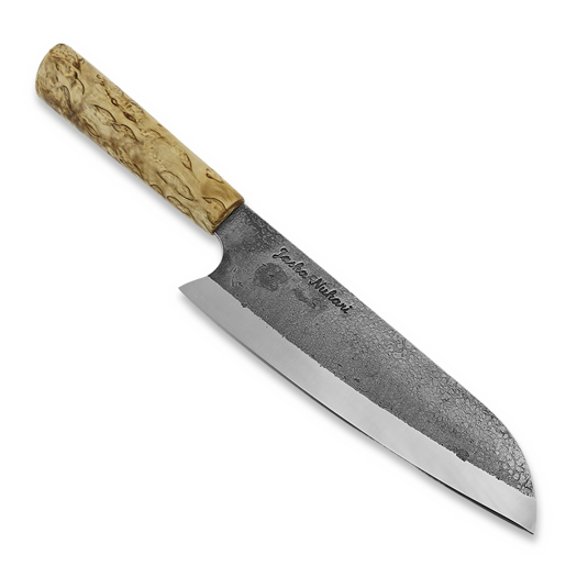Chef´s knife Puukkopaja Jaska Nukari Santoku