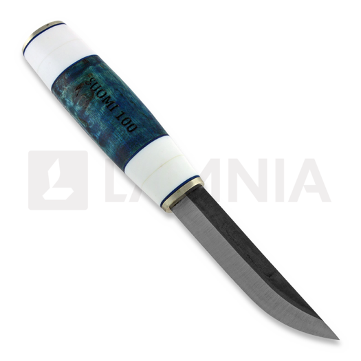 Coltello Puukkopaja Jaska Nukari Suomi 100, carbon steel 95mm