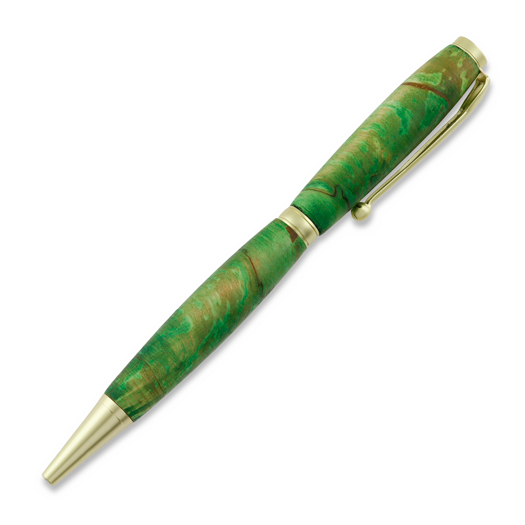 Puukkopuu Pencil, stained birch, green