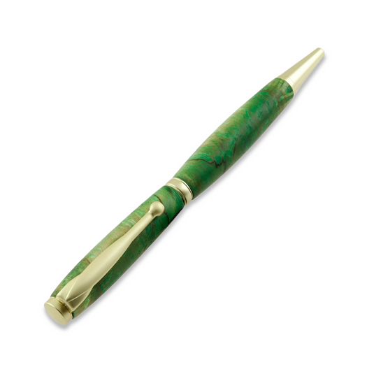 Puukkopuu Pencil, stained birch, green