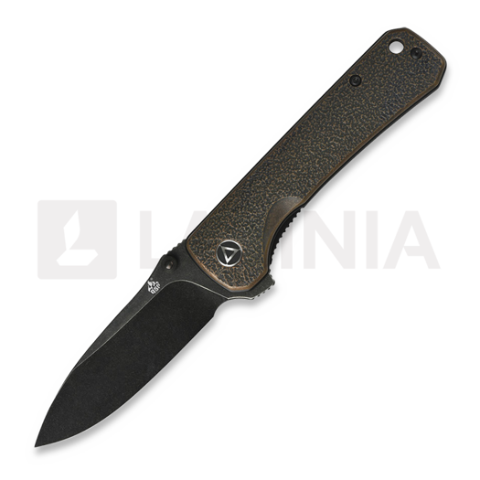 QSP Knife Hawk Black Copper kääntöveitsi