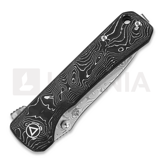 QSP Knife Hawk Damascus sulankstomas peilis