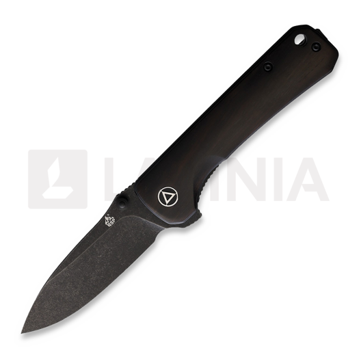 QSP Knife Hawk סכין מתקפלת, ebony, שחור