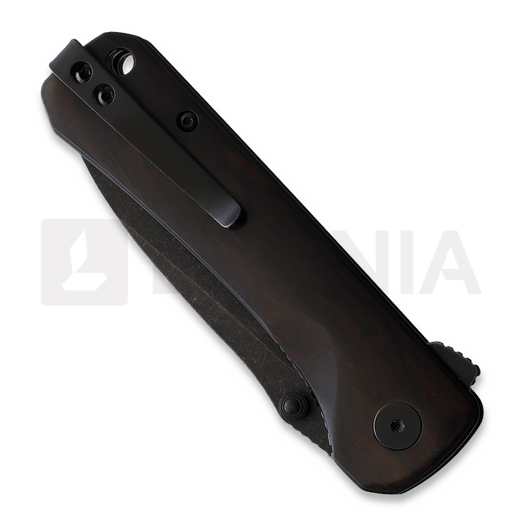 QSP Knife Hawk kääntöveitsi, ebony, musta