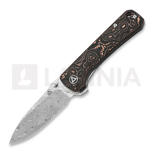 QSP Knife Hawk Linerlock Copper Foil CF kääntöveitsi
