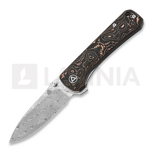 QSP Knife Hawk Linerlock Copper Foil CF 접이식 나이프