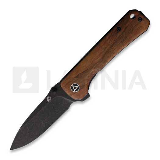 QSP Knife Hawk Linerlock Mkuruti 折叠刀, 黑色