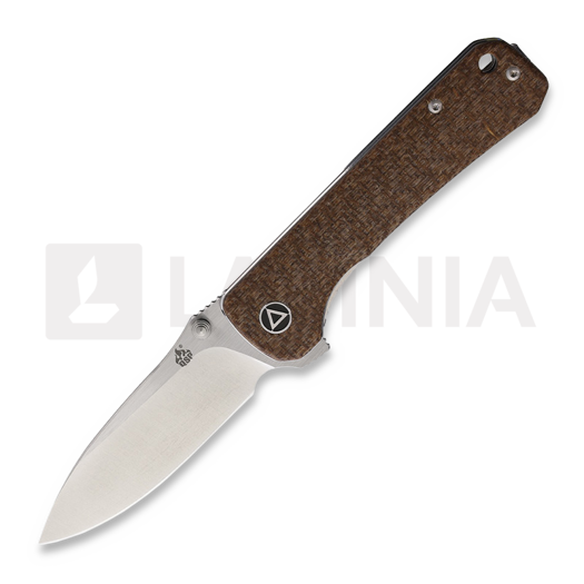QSP Knife Hawk Micarta összecsukható kés, barna