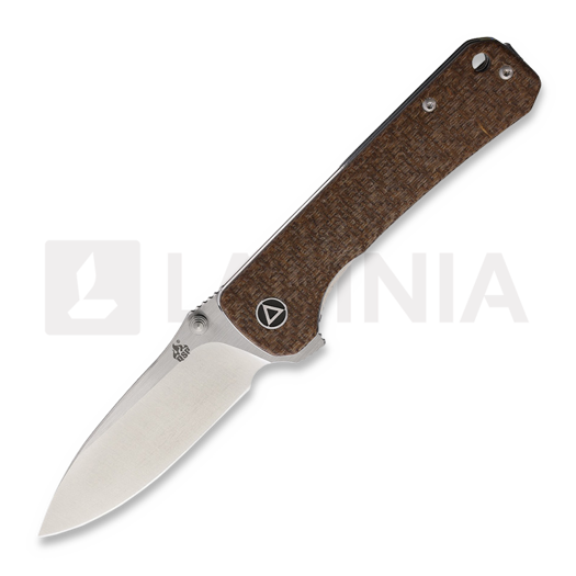 Сгъваем нож QSP Knife Hawk Micarta, кафяв