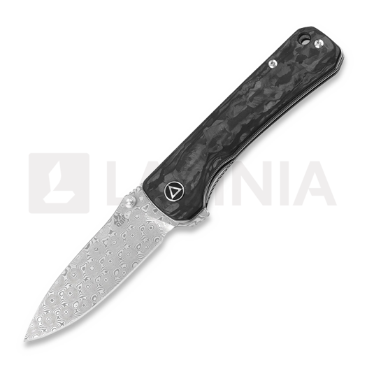 Складной нож QSP Knife Hawk, shredded carbon fiber