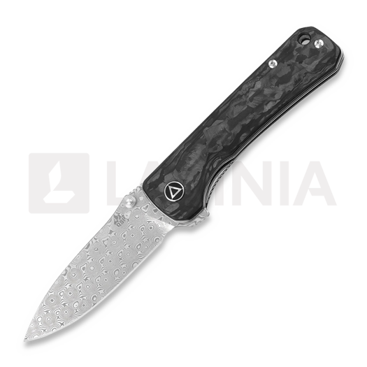 QSP Knife Hawk foldekniv, shredded carbon fiber