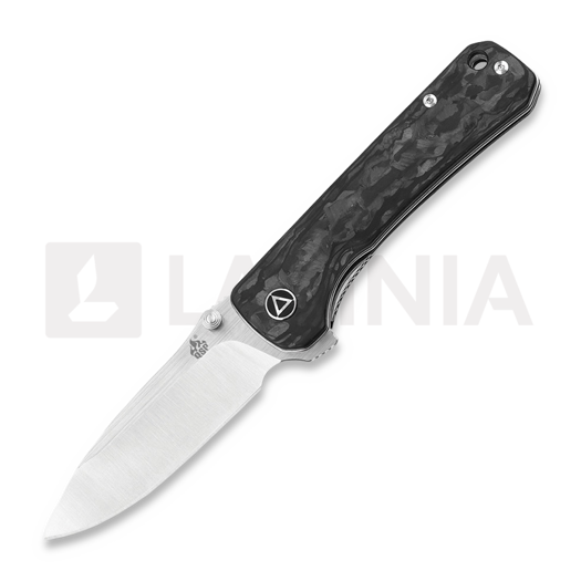 Складной нож QSP Knife Hawk, shredded carbon fiber
