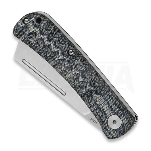 QSP Knife Hedgehog Slip Joint Denim Micarta kääntöveitsi