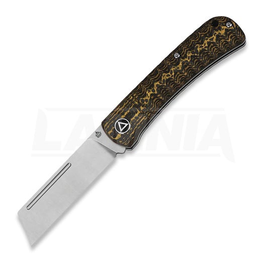 QSP Knife Hedgehog Slip Joint Golden CF 접이식 나이프