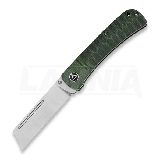 Navalha QSP Knife Hedgehog Slip Joint Green Micarta